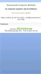 Mobile Screenshot of enquete.homeworks.nl